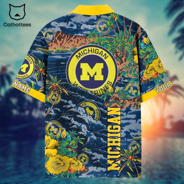 Personalized Michigan Wolverines Summer Hawaiian Shirt