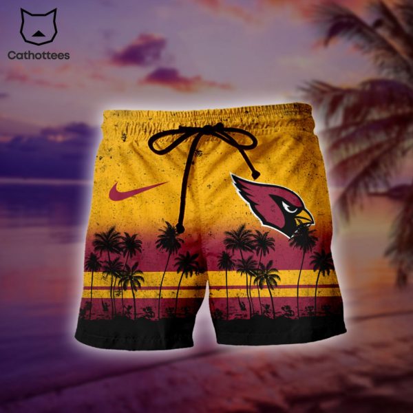 Personalized  NFL Arizona Cardinals Design Hawaiian Set