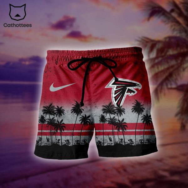 Personalized  NFL Atlanta Falcons Tropical Hawaiian Set