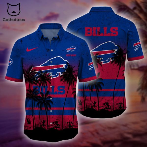 Personalized  NFL Buffalo Bills Hawaiian Set
