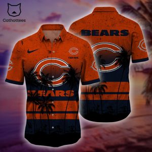 Personalized  NFL Chicago Bears Tropical Hawaiian Set