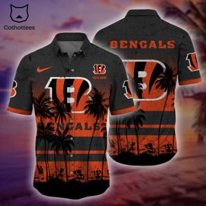 Personalized  NFL Cincinnati Bengals Hawaiian Set