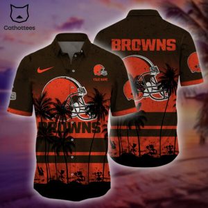 Personalized  NFL Cleveland Browns Hawaiian Set