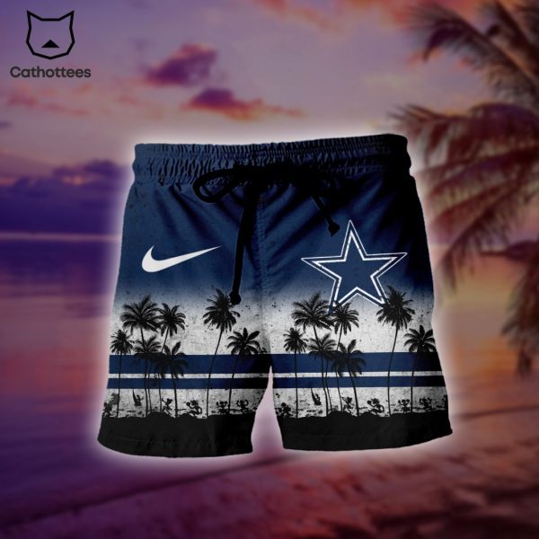 Personalized  NFL Dallas Cowboys Tropical Hawaiian Set
