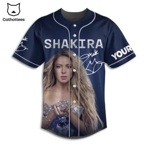 Personalized Shakira Signature Baseball Jersey