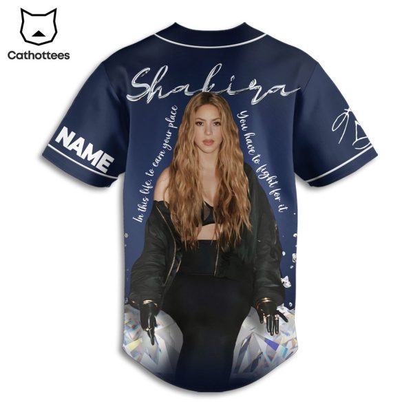 Personalized Shakira Signature Baseball Jersey