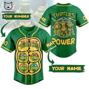 Personalized Teenage Mutant Ninja Turtles Power Baseball Jersey