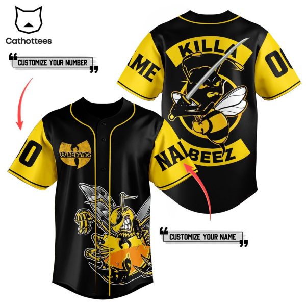 Personalized Wu-Tang Killa Beez Design Baseball Jersey