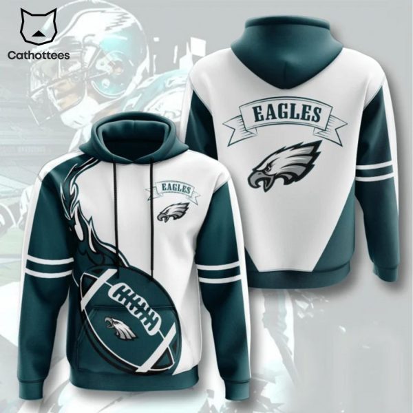 Philadelphia Eagles All Over Print Pullover Design Hoodie