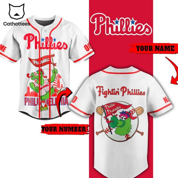 Philadelphia Phillies Fightin Phillies Baseball Jersey