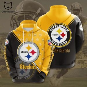 Pittsburgh Steelers All Over Print Pullover Hoodie