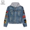 RM Right Place Wrong Person? Custom Hooded Denim Jacket