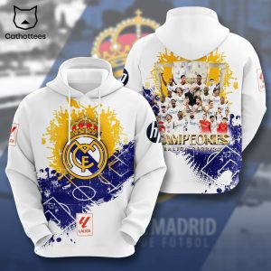 Real Madrid Campeones 2023-2024 Laliga Hoodie