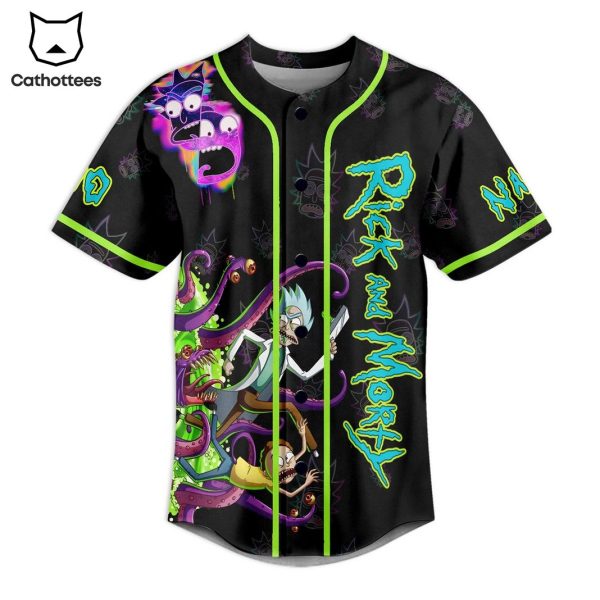 Rick And Morty To Live Is To Rick It All Baseball Jersey