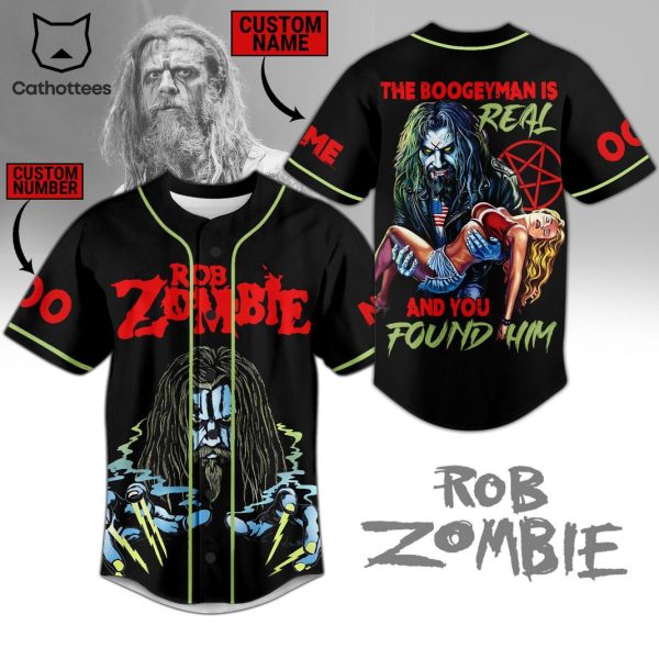 Rob Zombie The Boogeyman Is Real And You Found Him Design Baseball Jersey