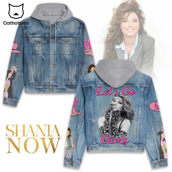 Shania Now Let Go Girls Design Hooded Denim Jacket