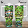 Super Mario Design Tumbler With Handle And Straw