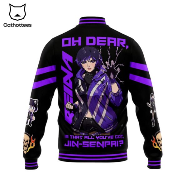 Tekken 8 Oh Dear Is That All Youre Got Jin Senpai Baseball Jacket