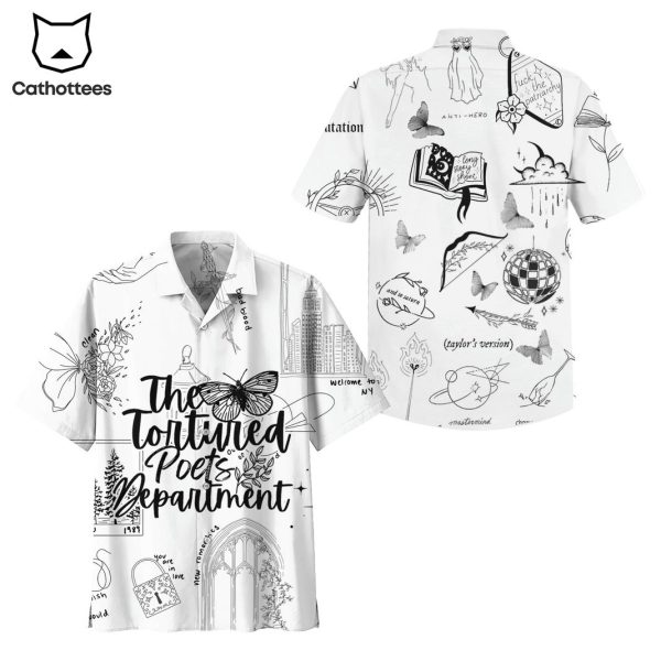 The Tortured Poets Department Tropical Hawaiian Shirt