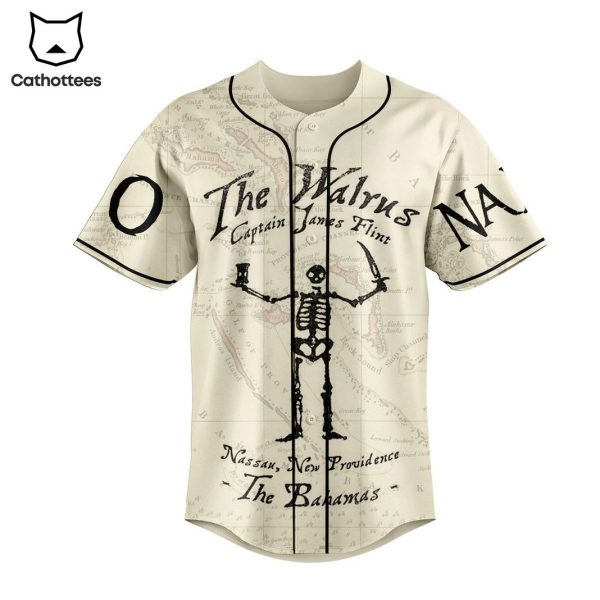 The Walrus Captain James Flint The Banamas Baseball Jersey