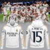 UEFA Champions League Final London 24 Real Madrid Design Hoodie