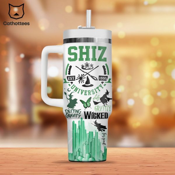 Wicked Because I Knew You I Have Been Changed For Good Tumbler With Handle And Straw