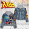 X-men Gambit Design Hooded Denim Jacket