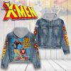 X-men Rogue Design Hooded Denim Jacket