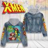 X-men Storm Design Hooded Denim Jacket