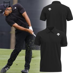 Xander Schauffele Design Black Polo Shirt