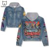 Red Rocker Sammy Hagar Hooded Denim Jacket