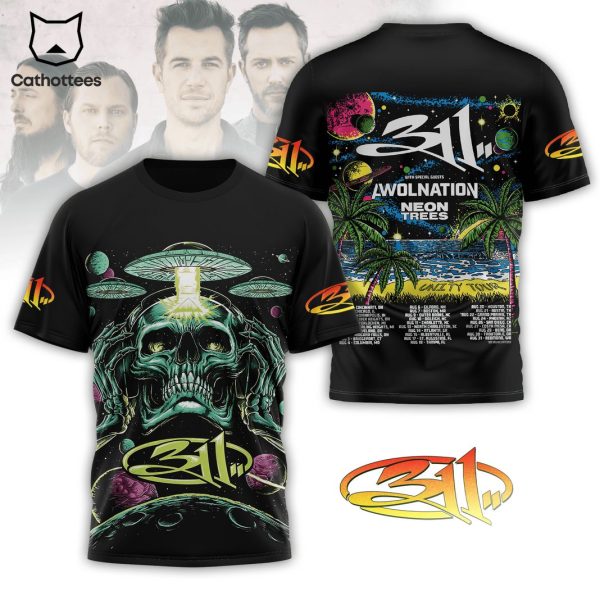 311 –  Awolnation & Neon Trees 3D T-Shirt