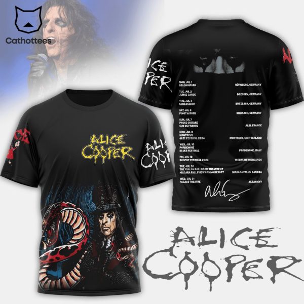 Alice Cooper Signature 3D T-Shirt