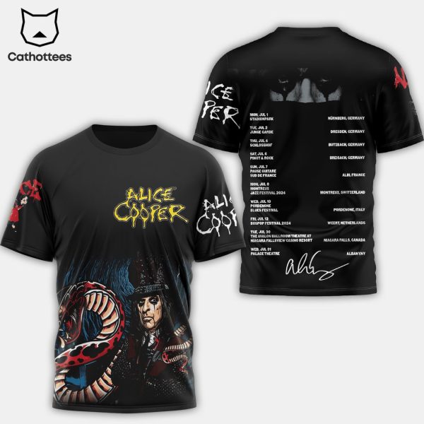 Alice Cooper Signature 3D T-Shirt