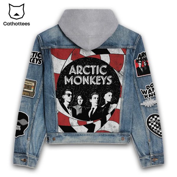 Arctic Monkeys Hooded Denim Jacket