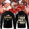 Birmingham Stallions Back To Back To Back UFL Champions 2024 Hoodie