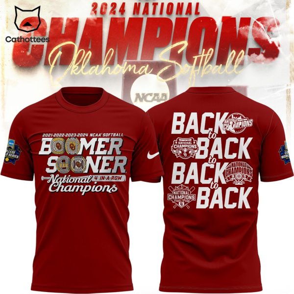 Boomer Sooner Back To Back To Back To Back Oklahoma Sooners 3D T-Shirt