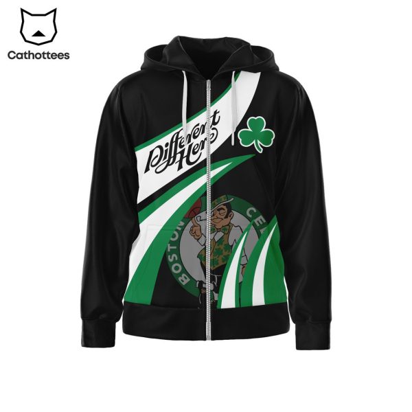 Boston Celtics Different Here Zip Hoodie