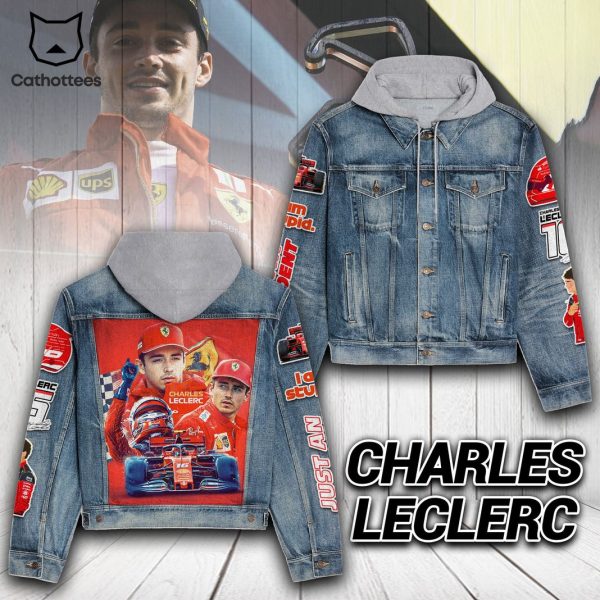 Charles Leclerc Hooded Denim Jacket