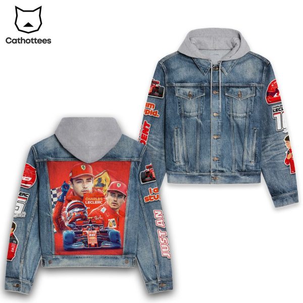 Charles Leclerc Hooded Denim Jacket