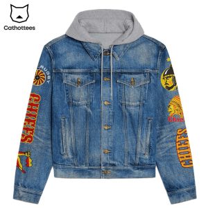 Chiefs – Unleash Our Tribe Hooded Denim Jacket