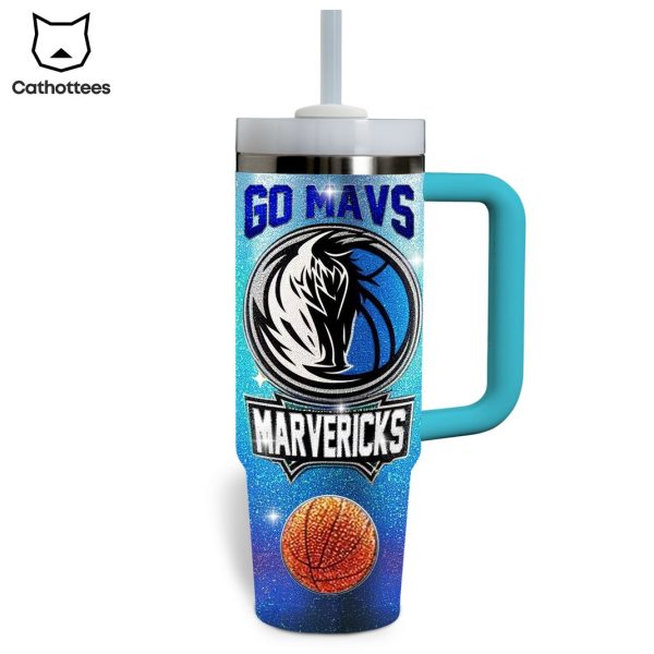 Dallas Mavericks Western Conference Champions Tumbler With Handle And Straw