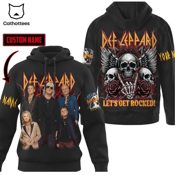 Def Leppard – Let Get Rocked Design Hoodie