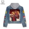 Just A Girl Who Loves Dwight Yoakam Hooded Denim Jacket