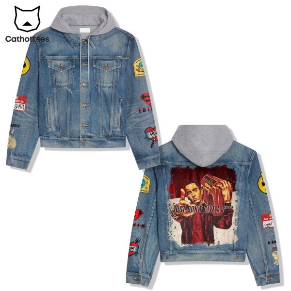 Eminem – Just Don’t Give A F Hooded Denim Jacket