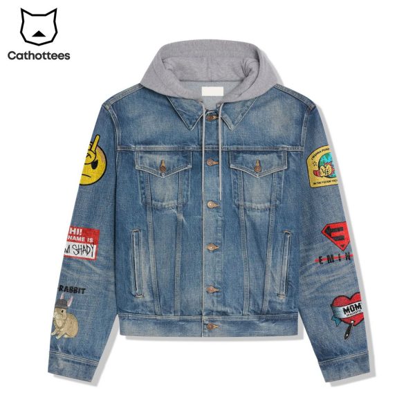 Eminem – Just Don’t Give A F Hooded Denim Jacket