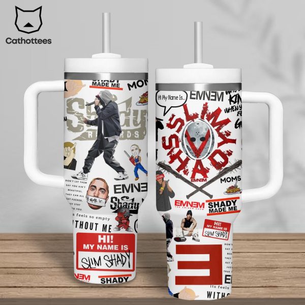 Eminem – Shady Made Me Tumbler With Handle And Straw