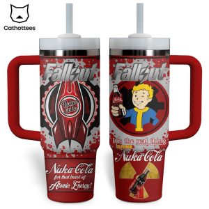 Fallout Nuka Cola Tumbler With Handle And Straw