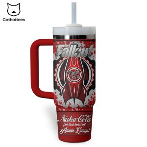 Fallout Nuka Cola Tumbler With Handle And Straw