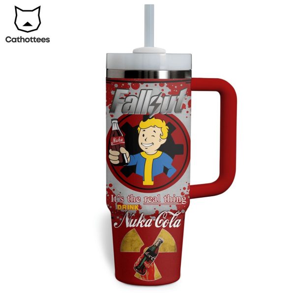 Fallout Nuka Cola Tumbler With Handle And Straw